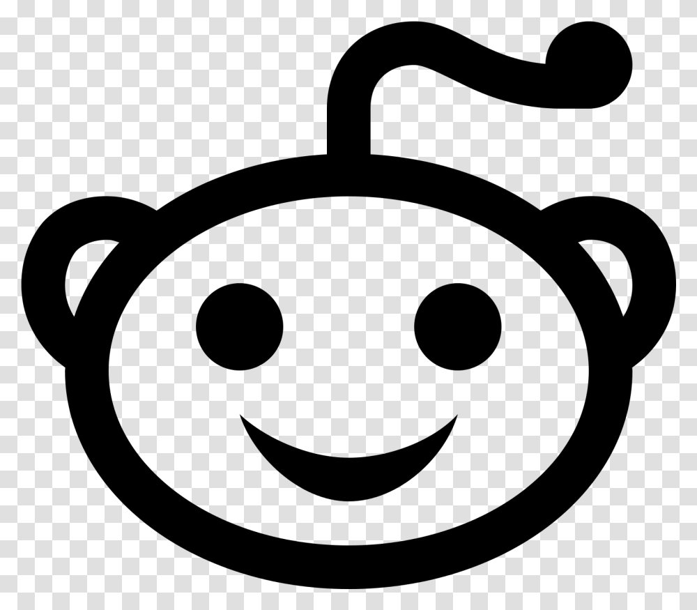 Reddit Logo Head White Icon Reddit, Gray, World Of Warcraft Transparent Png