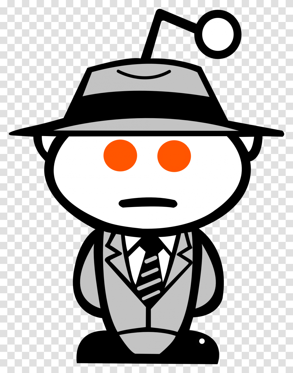 Reddit Mascot, Stencil, Face, Silhouette Transparent Png
