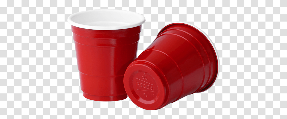 Redds Plastic Cup 50ml Red Plastic, Jar, Cylinder, Coffee Cup Transparent Png