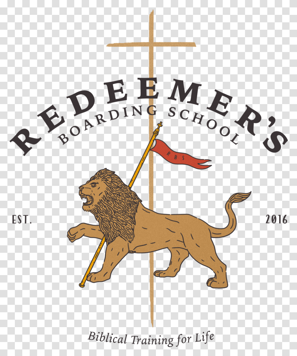Redeemers Logo V2 Update Small Child Carousel, Cross, Animal Transparent Png