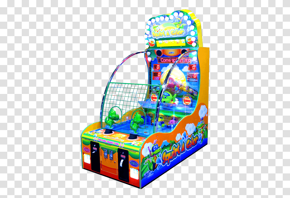 Redemption Games - Squirt A Gator By Unis Universal Space Squirt A Gator Arcade Games, Arcade Game Machine, Toy Transparent Png
