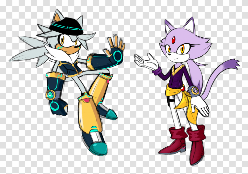 Redesigns Sonic Boom Silver, Comics, Book, Manga Transparent Png