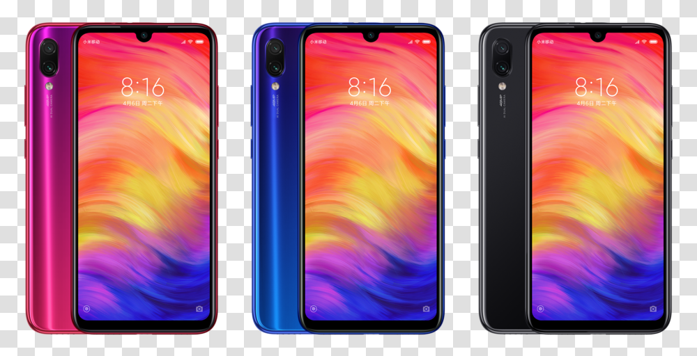 Redmi Note 7 In China, Mobile Phone, Electronics, Cell Phone, Iphone Transparent Png