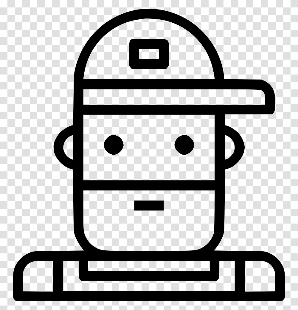 Redneck Farmer Human Architecture Diagram Icon, Stencil, Gas Pump, Machine, Robot Transparent Png