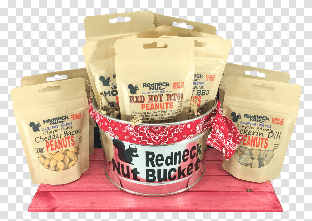 Redneck Nut Bucket Pumpkin Seed, Food, Dessert, Plant, Box Transparent Png