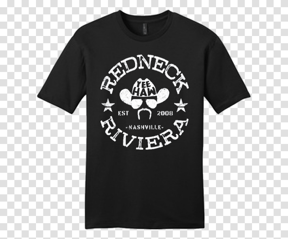 Redneck Riviera Unisex Black Yee Haw TeeTitle Redneck District Dt6000 Heather Navy, Apparel, T-Shirt, Sleeve Transparent Png