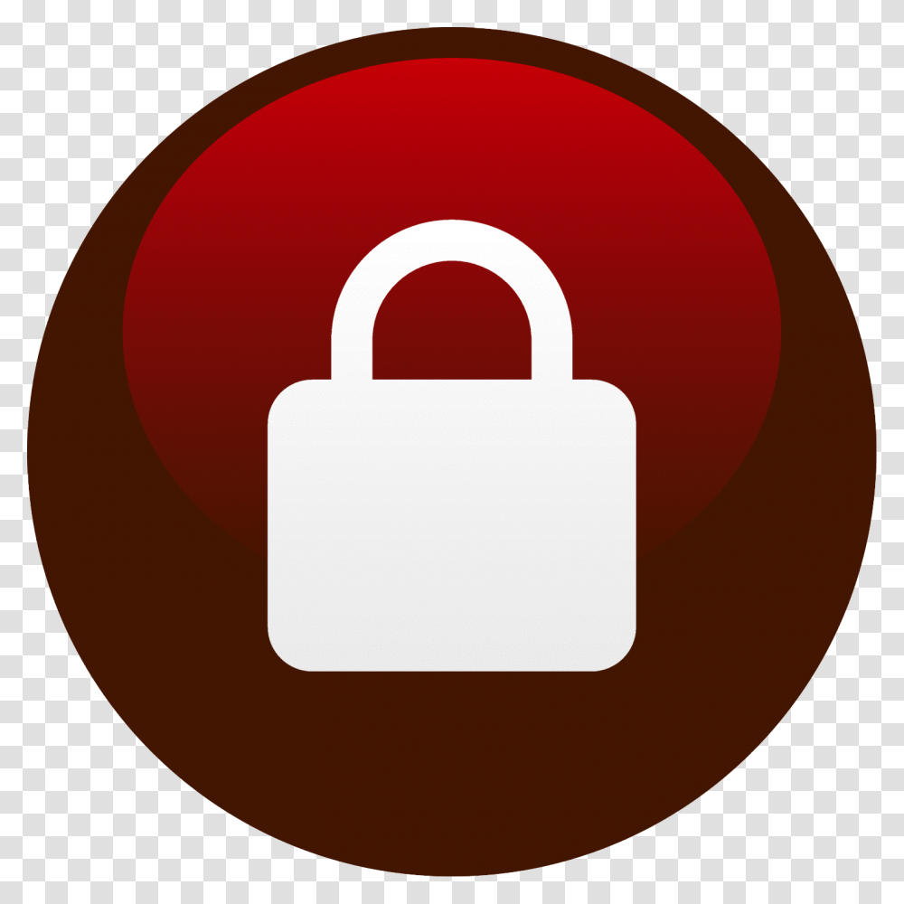 Redpadlock, Security Transparent Png