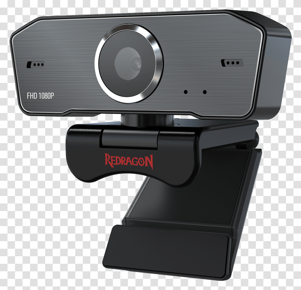 Redragon Gw800 1080p Webcam With Built In Dual Microphone Webcam, Camera, Electronics, Gun, Weapon Transparent Png