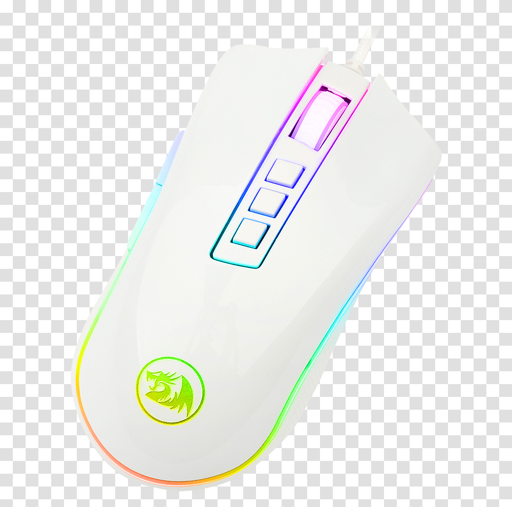 Redragon M711 Cobra White Gaming Mouse With 16.8 Million, Hardware, Computer, Electronics Transparent Png