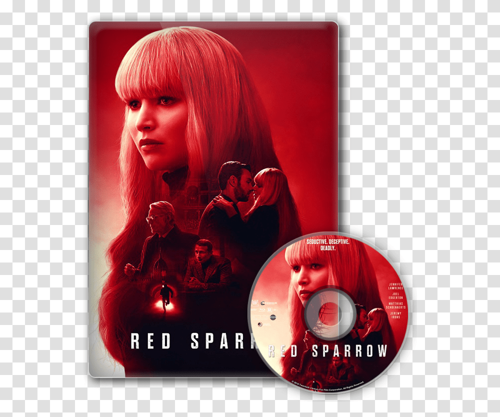 Redsparrow Red Sparrow Full Movie, Person, Human, Disk, Dvd Transparent Png