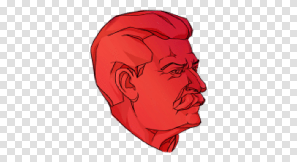 Redstalin Discord Emoji Discord Stalin Emoji Full Size Stalin Discord Emote, Head, Helmet, Skin, Soccer Ball Transparent Png
