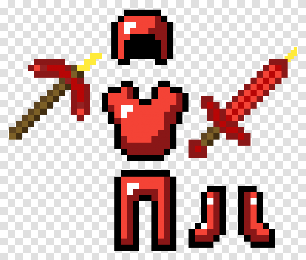 Redstone Armor And Tools, Urban, Weapon, Minecraft Transparent Png