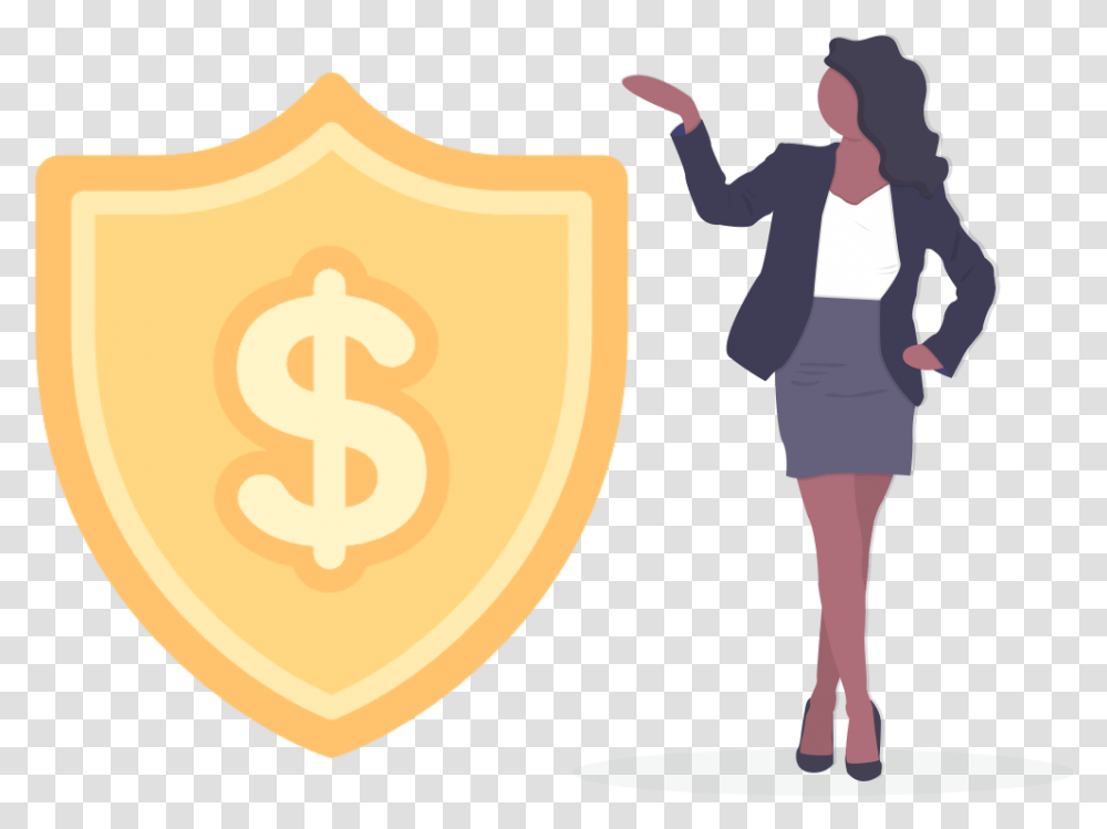 Reduce Chargeback Fraud For Women, Armor, Person, Human, Shield Transparent Png