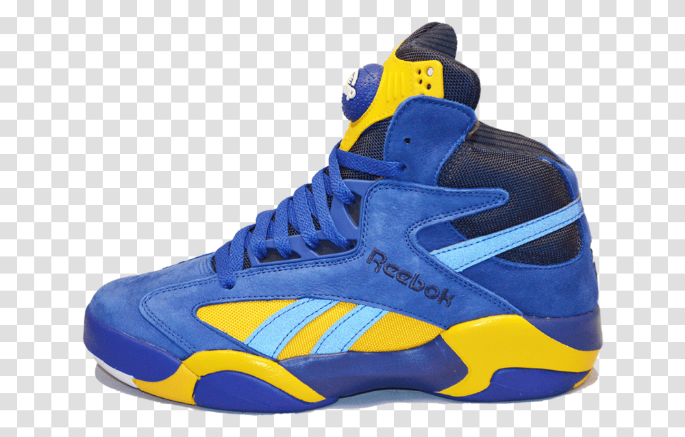 Reebok Basketball Shoes Blue Sneakers Background, Clothing, Apparel, Footwear, Running Shoe Transparent Png