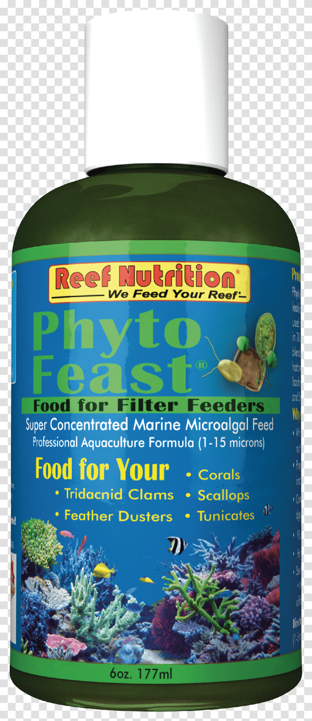 Reef Nutrition Phyto Feast, Food, Fish, Animal, Tin Transparent Png
