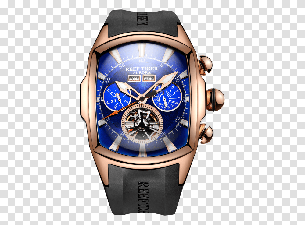 Reef Tiger Watch, Wristwatch, Clock Tower, Architecture, Building Transparent Png