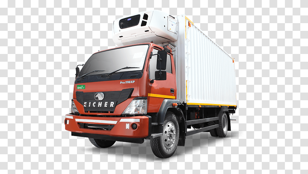 Reefer Container Truck, Vehicle, Transportation, Trailer Truck, Machine Transparent Png
