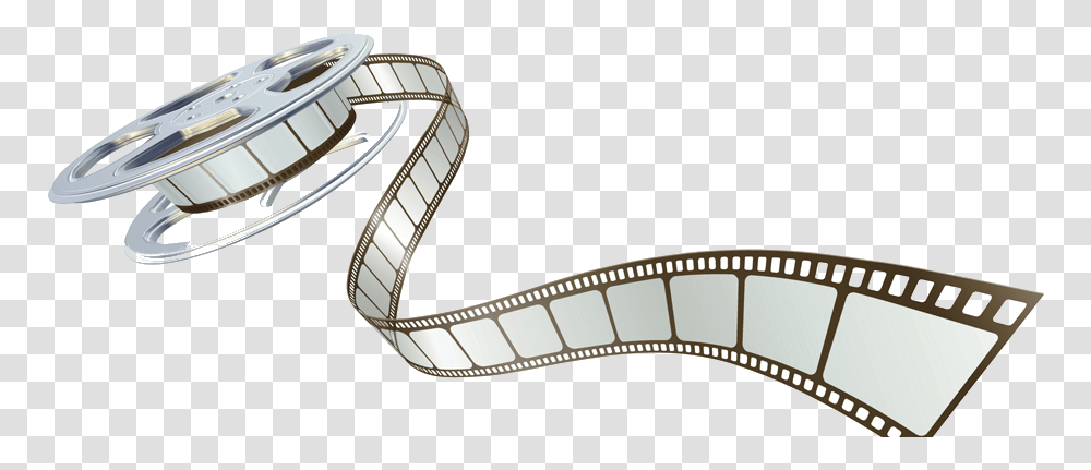 Reel Film Cinema Movie Projector Film Strip, Handrail, Banister, Strap, Animal Transparent Png