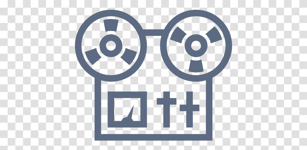 Reel To Tape Recorder Musical Reel To Reel Tape Recorder Icon, Indoors, Cooktop, Number, Symbol Transparent Png