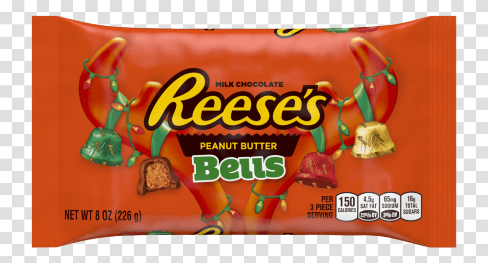 Reese's Peanut Butter Bells, Food, Candy, Sweets, Confectionery Transparent Png