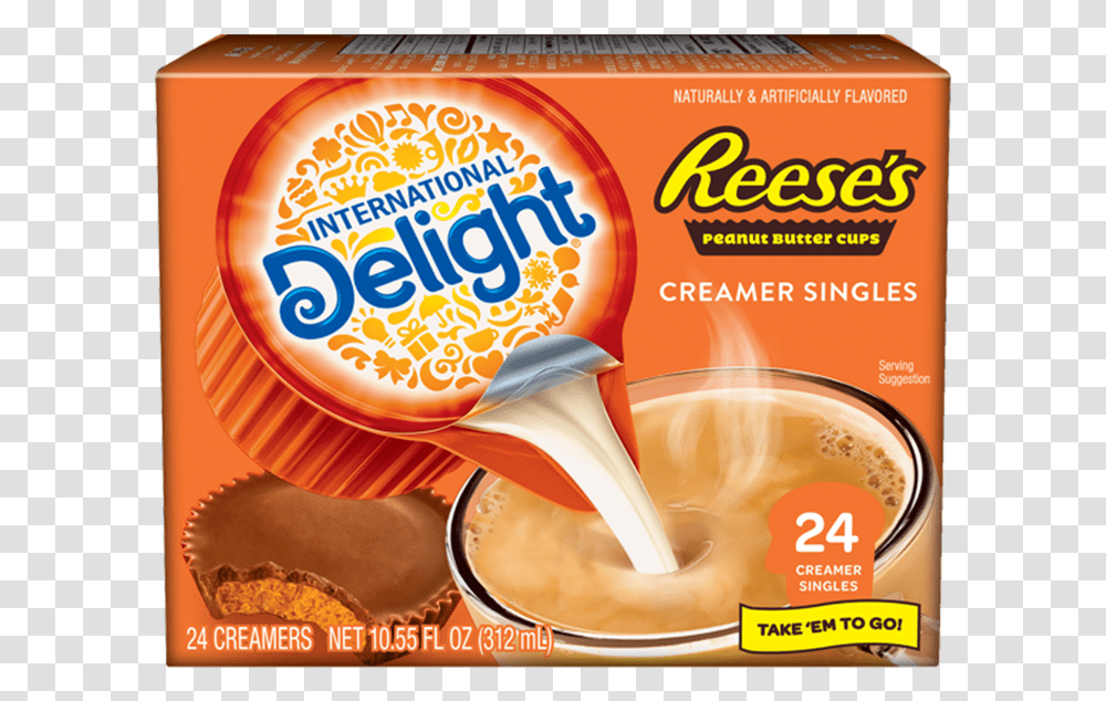 Reese's Peanut Butter Cup Coffee Creamer Reese's Delight Coffee Creamer, Food Transparent Png