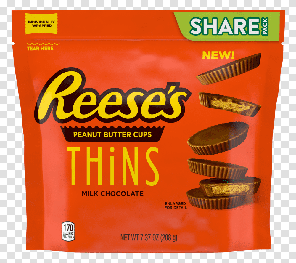 Reese's Thins Milk Chocolate Reese's Peanut Butter Cups, Food, Fish, Animal, Gum Transparent Png