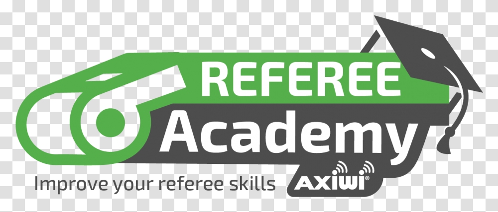 Referee Academy Logo Improve Your Referee Skills Sign, Outdoors, Alphabet Transparent Png