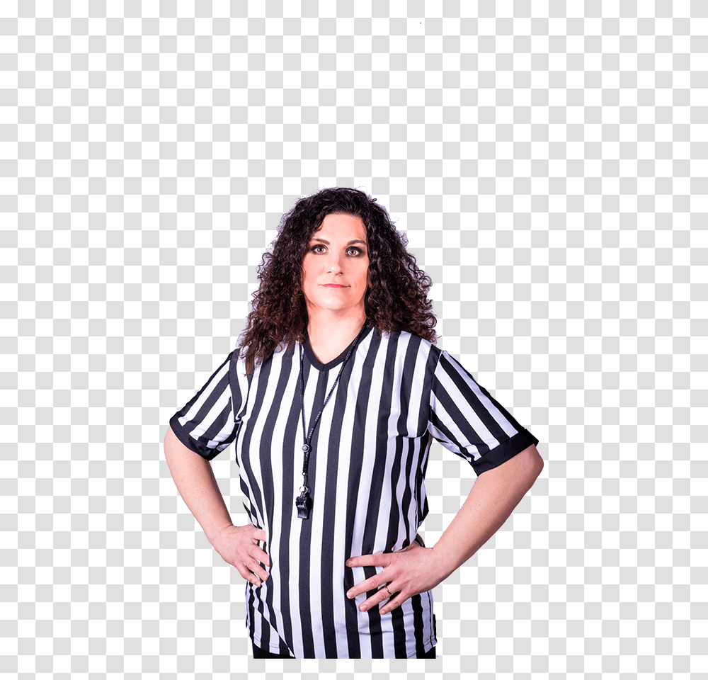Referee, Sleeve, Person, Female Transparent Png