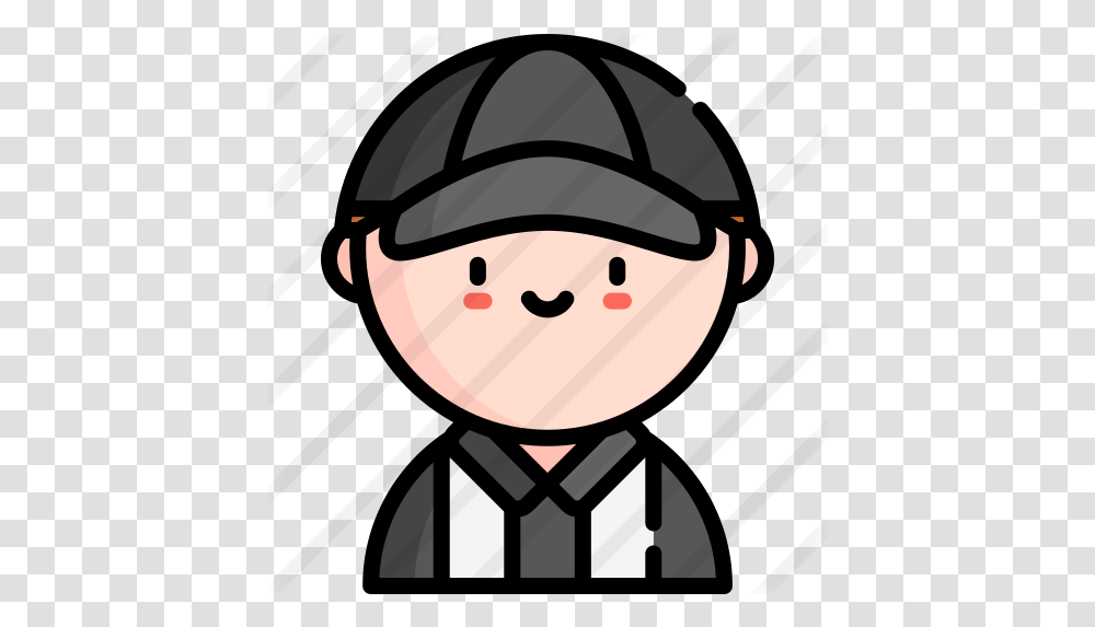 Referee Icon, Helmet, Clothing, Apparel, Face Transparent Png