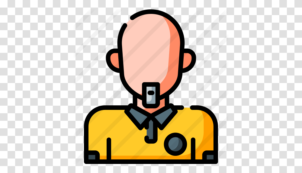 Referee Referee Icon, Silhouette, Art, Robot Transparent Png