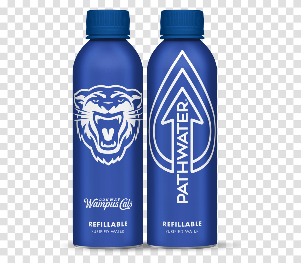 Refillable Aluminum Water Bottle With Path Water Limited Edition, Tin, Can, Aluminium, Spray Can Transparent Png