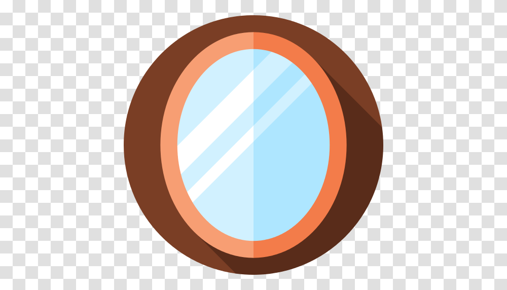 Reflecting Reflection Icon, Tape, Mirror, Oval Transparent Png