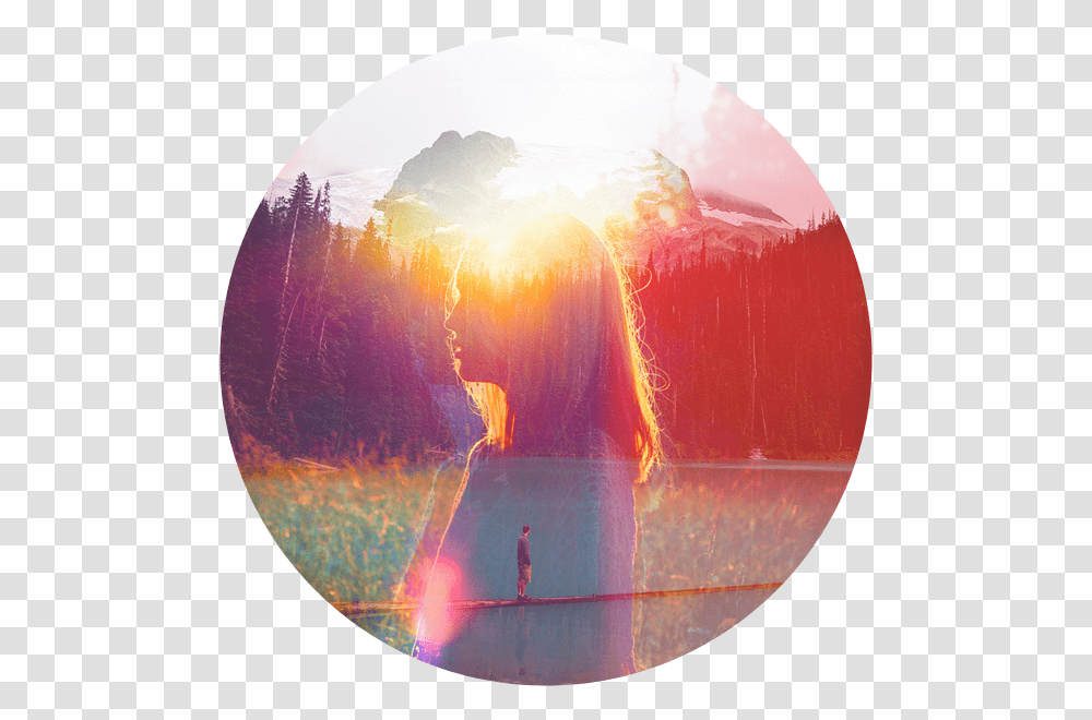 Reflection, Flare, Light, Mountain, Outdoors Transparent Png