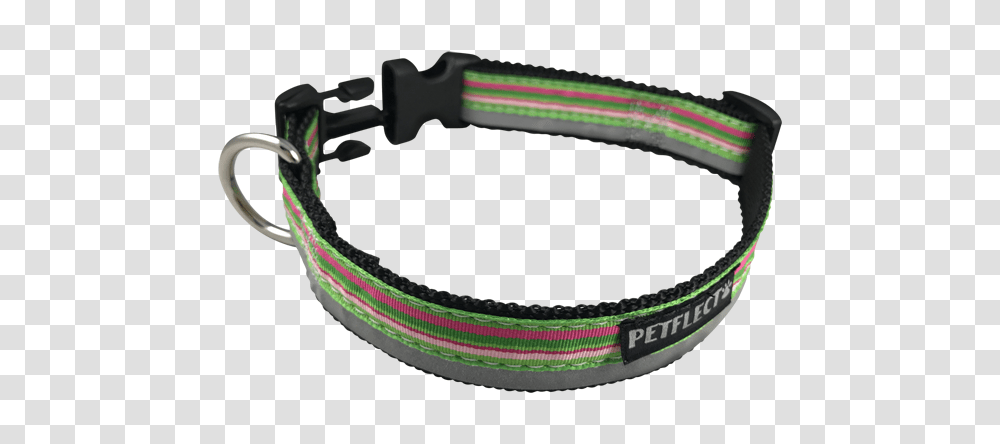 Reflective Dog Collar Horizontal Striped Nylon Dog Collar, Apparel, Headband, Hat Transparent Png