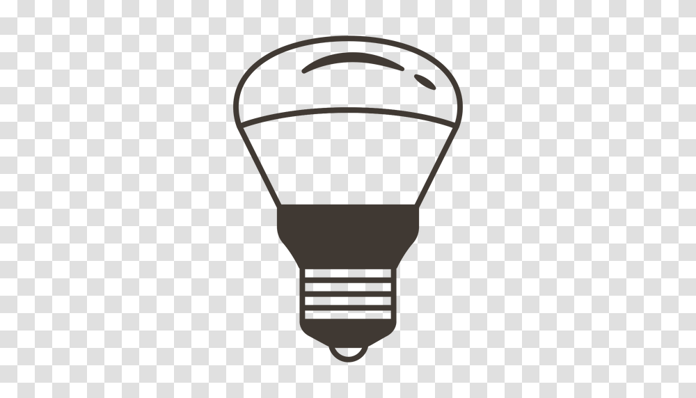 Reflector Light Bulb Stroke Icon, Lightbulb, Lighting Transparent Png