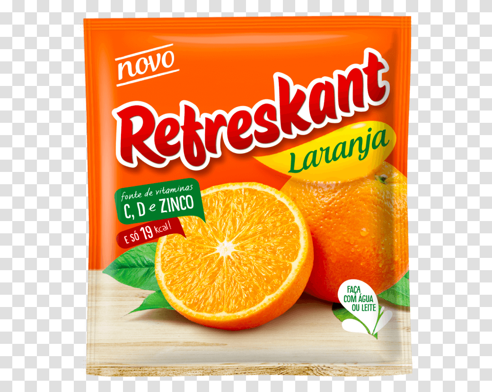Refresco P Refreskant Laranja 250gtitle Refresco Orange, Juice, Beverage, Drink, Citrus Fruit Transparent Png