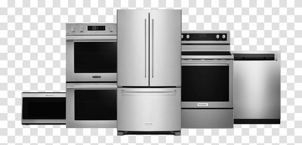 Refrigerator, Appliance, Microwave, Oven Transparent Png
