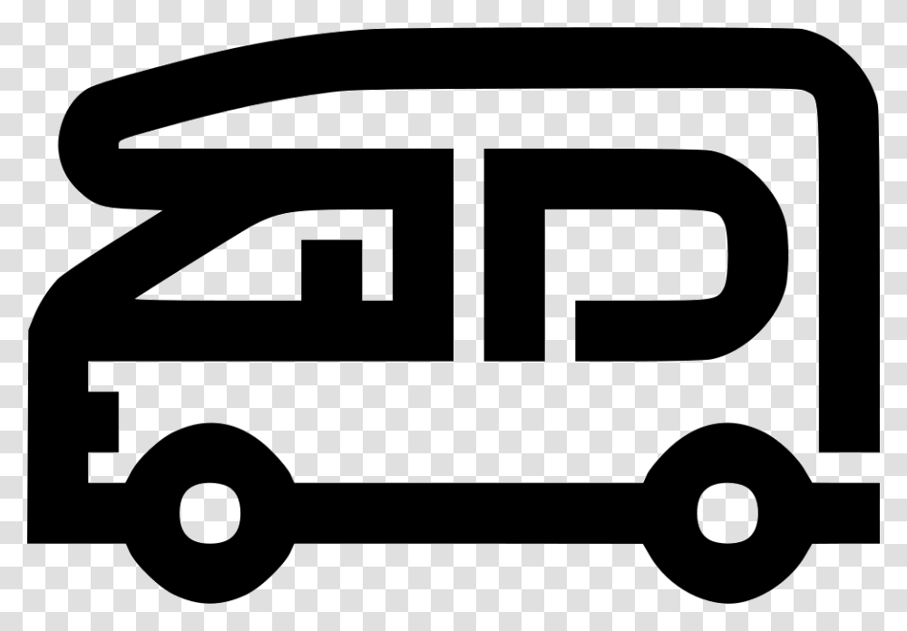 Refrigerator Camper Minibus Bus Ice Cream Icon Free, Vehicle, Transportation, Van Transparent Png