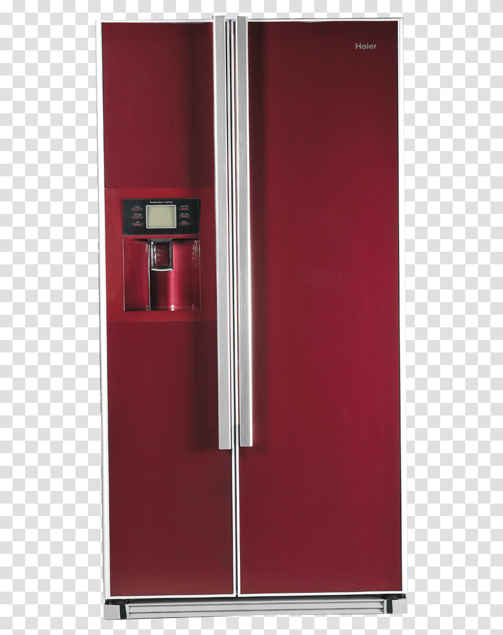 Refrigerator Clipart Double Door Red Refrigerator, Appliance Transparent Png