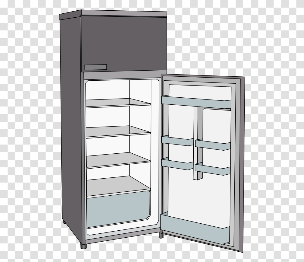 Refrigerator Fridge Cooling Vector Graphic Pixabay Open Refrigerator Clipart, Appliance Transparent Png