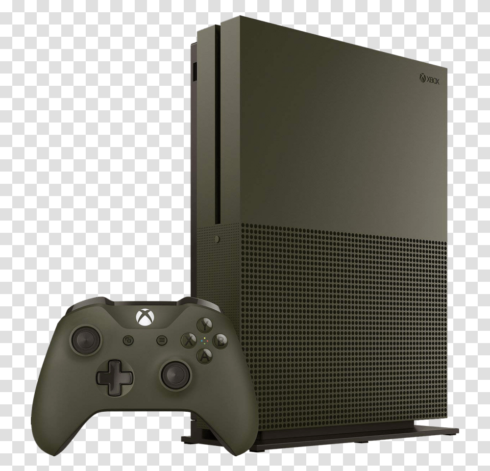 Refurbished Xbox One S Console 1tb Military Green Xbox One S Battlefield Edition, Electronics, Mouse, Hardware, Computer Transparent Png