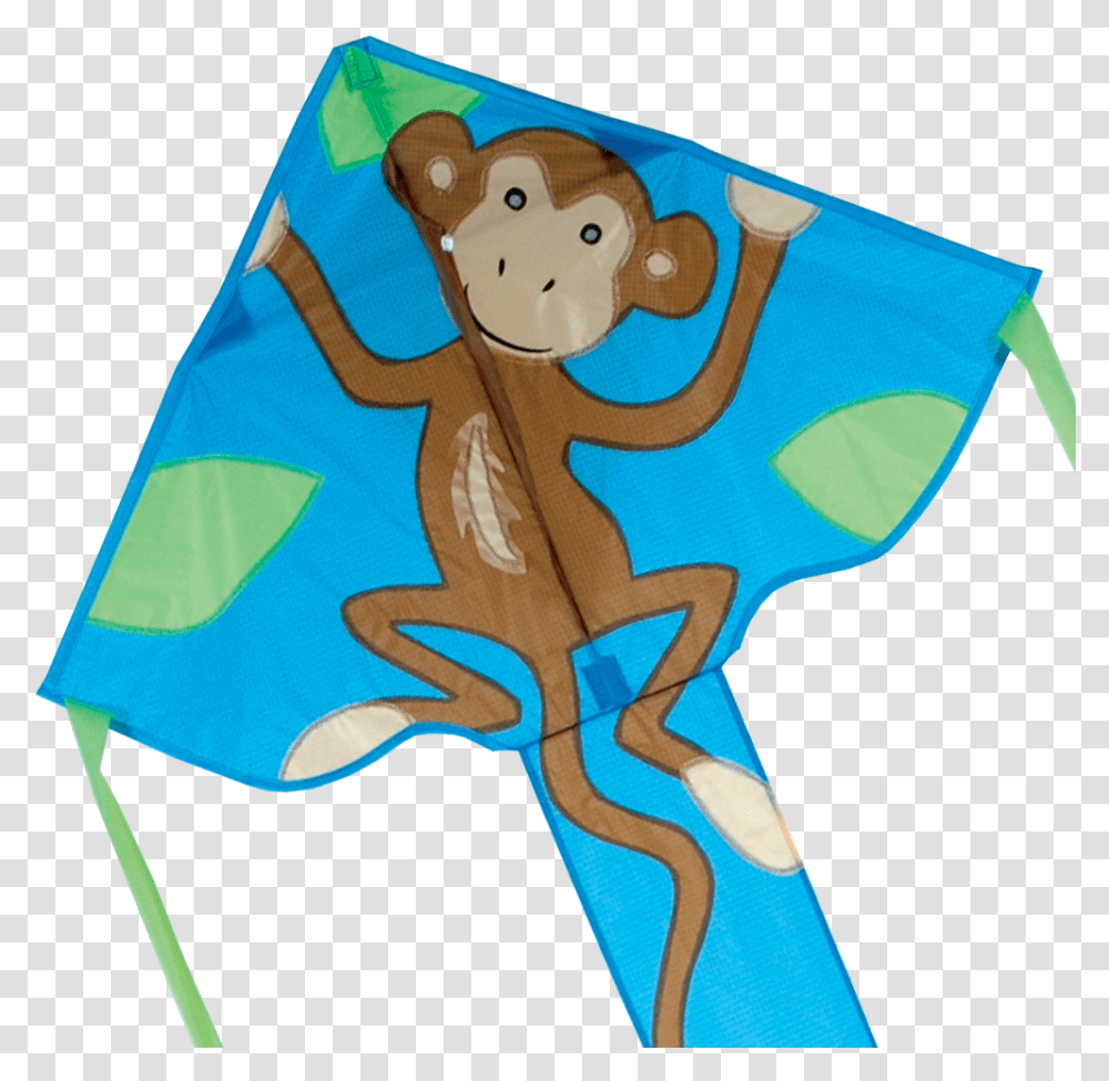 Reg Easy Flyer Kite Monkey, Toy, Hand, Leisure Activities Transparent Png