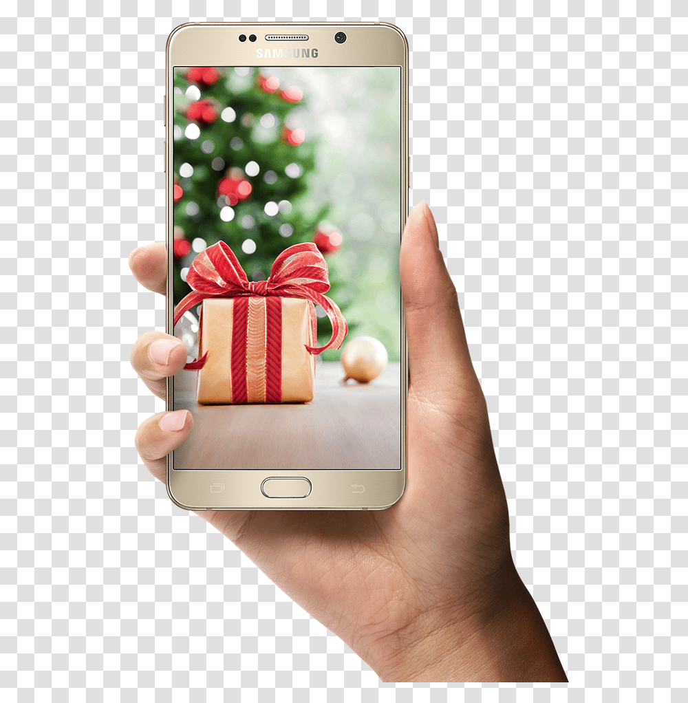 Regalo Di Natale, Person, Human, Mobile Phone, Electronics Transparent Png