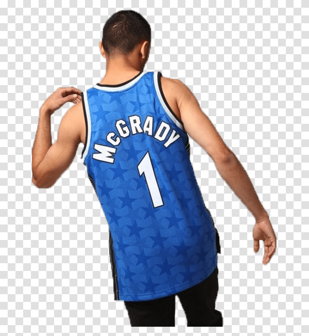 Regata Orlando Magic Tracy Mcgrady 20002001 Basketball Player, Clothing, Person, Shirt, Jersey Transparent Png