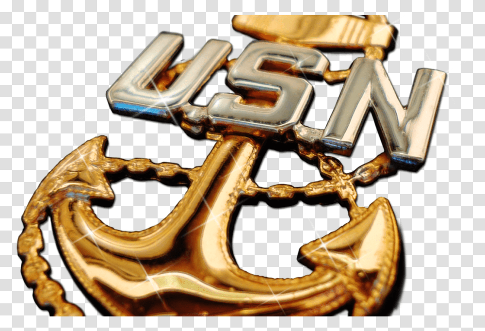 Regatta Clipart Navy Chief Anchor, Gold, Logo Transparent Png