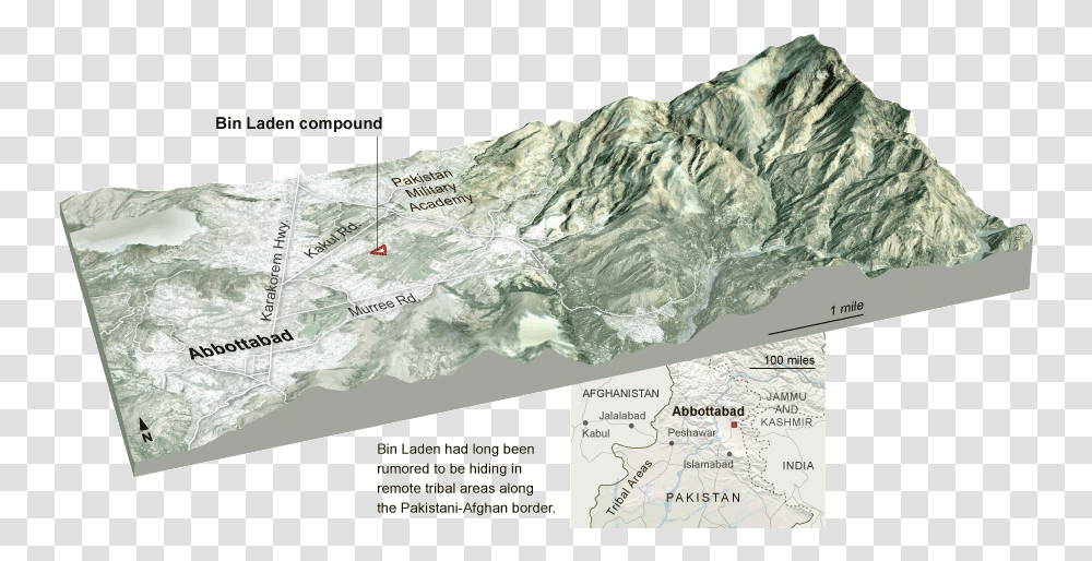 Region Abbottabad Laden House Inside, Map, Diagram, Plot, Atlas Transparent Png