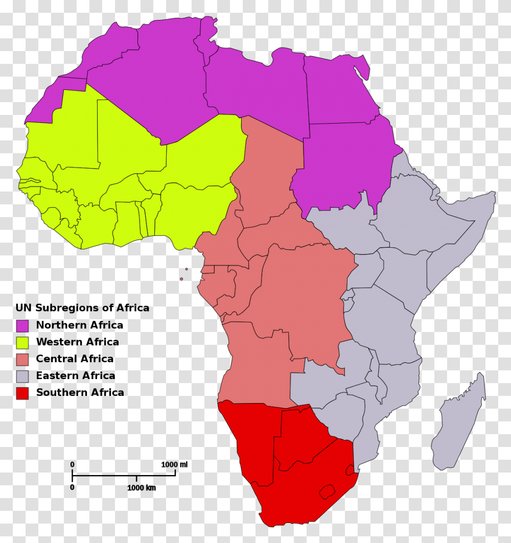 Regions Of Africa, Map, Diagram, Plot, Atlas Transparent Png