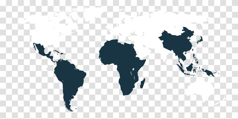 Regions World Mauritius And India Map, Diagram, Plot, Atlas, Stencil Transparent Png