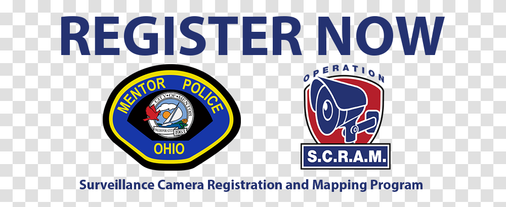 Register Today For Operation Scram Emblem, Label, Logo Transparent Png