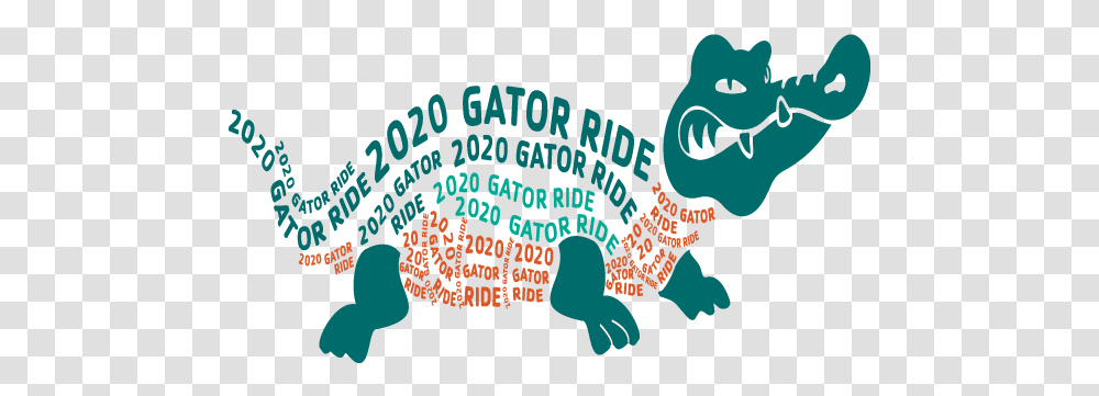 Registration Still Open For Ymca Gator Ride News Clip Art, Text, Poster, Face, Animal Transparent Png